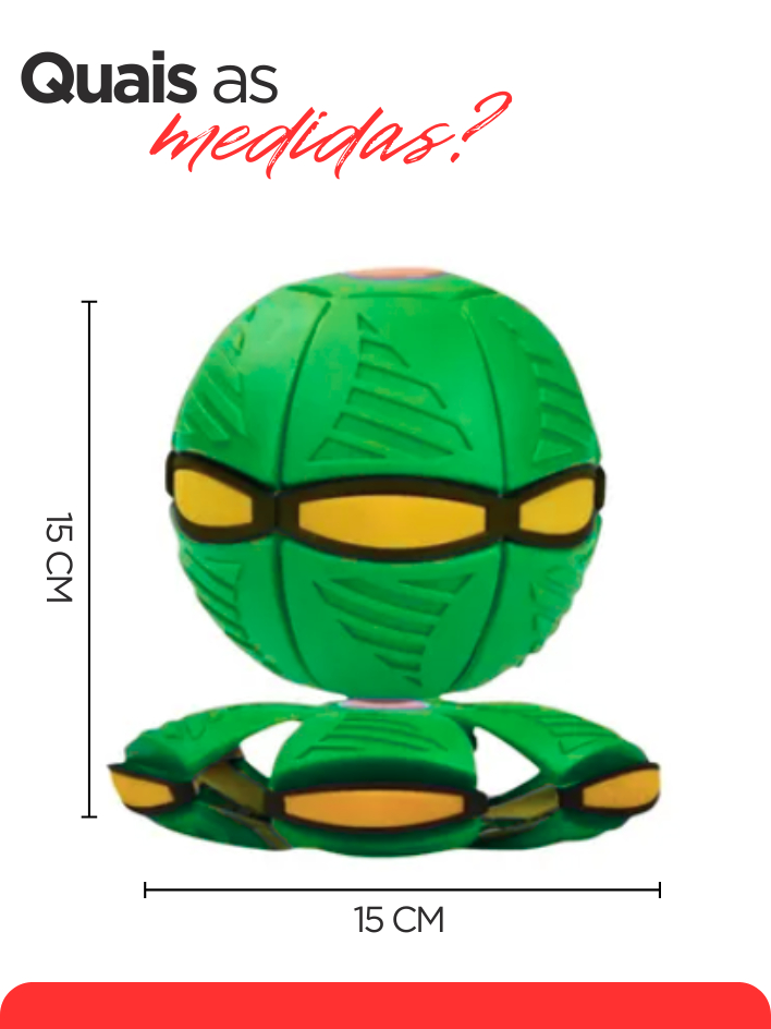 Brinquedo Pet Bola Mágica Brinquedo Interativo Cachorro Bolinha Voadora