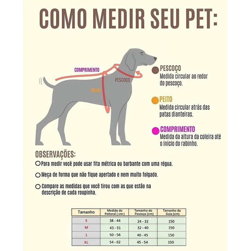 Coleira Peitoral Cachorro E Gato, Conjunto De Guia + Coleira Tipo Colete Para Pet Pequenos E Médios