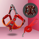 Coleira Peitoral Cachorro E Gato, Conjunto De Guia + Coleira Tipo Colete Para Pet Pequenos E Médios