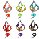 Coleira Peitoral Cachorro E Gato, Conjunto De Guia + Coleira Tipo Colete Para Pet Pequenos E Médios